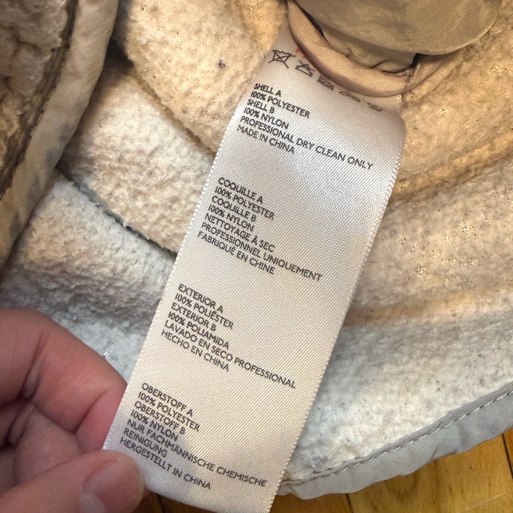 BDG Cream Sherpa Jacket #626 - Picture 9 of 11